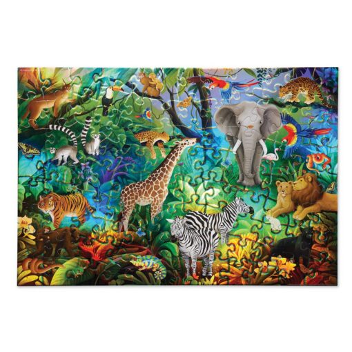 100 pc Holographic Puzzle - Jungle Paradise