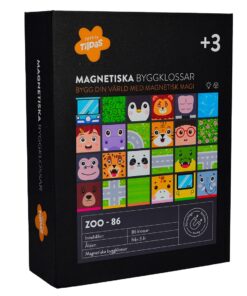 Magnetiska Byggklossar Zoo